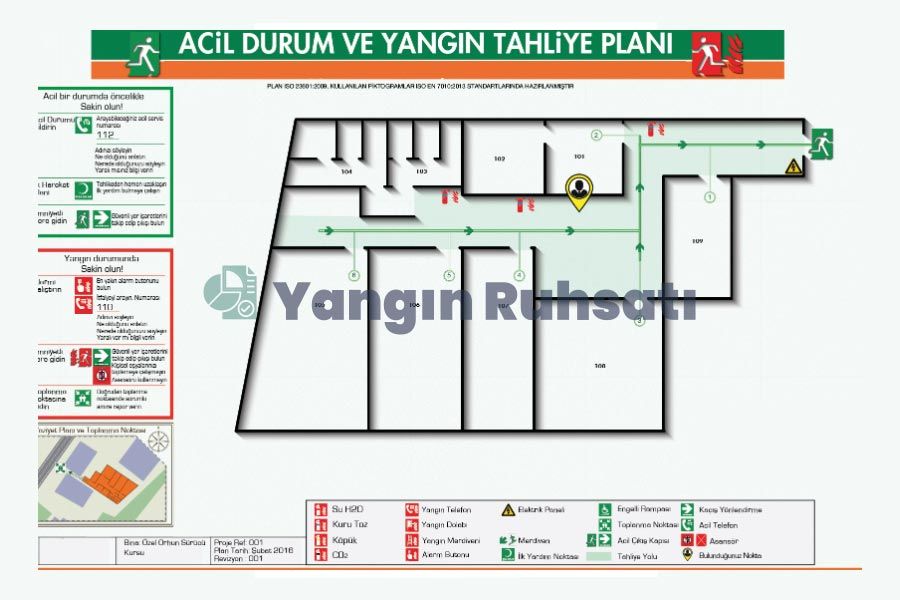 Tahliye Planı Nerelerde Olmalıdır? - Yangın Ruhsatı COM