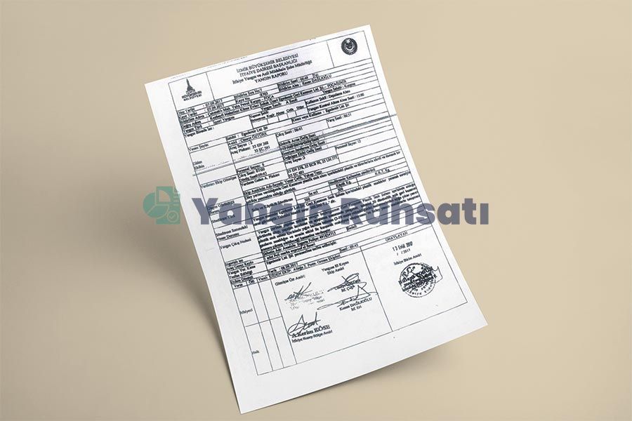 İtfaiye Yangın Raporu Nereden Alınır? - Yangın Ruhsatı COM